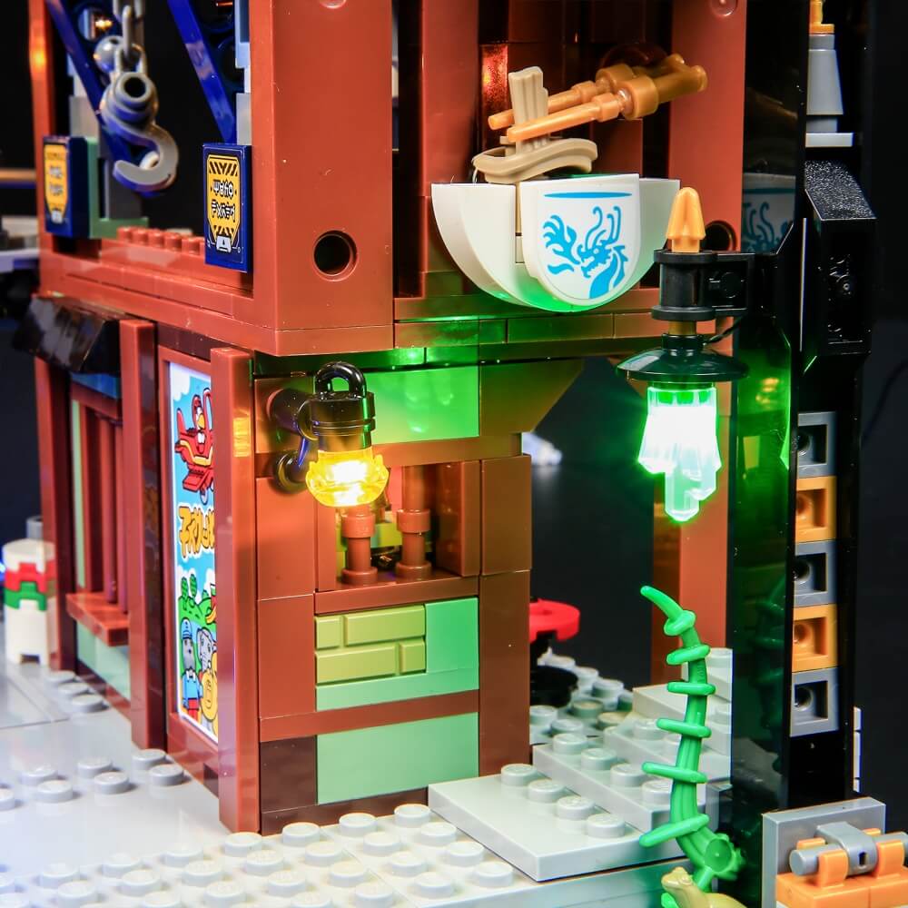 Briksmax 2.0 Light Kit For LEGO NINJAGO City Workshops #71837-16