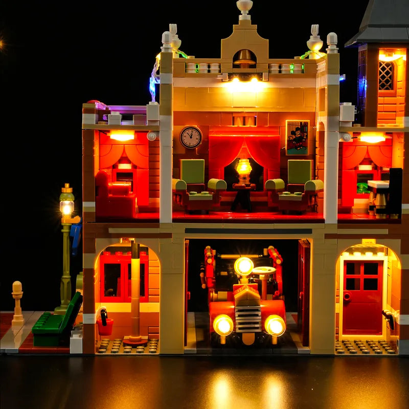 Light kit for Disney Main Street U.S.A. 43302 – Christmas Edition | Briksmax 2.0