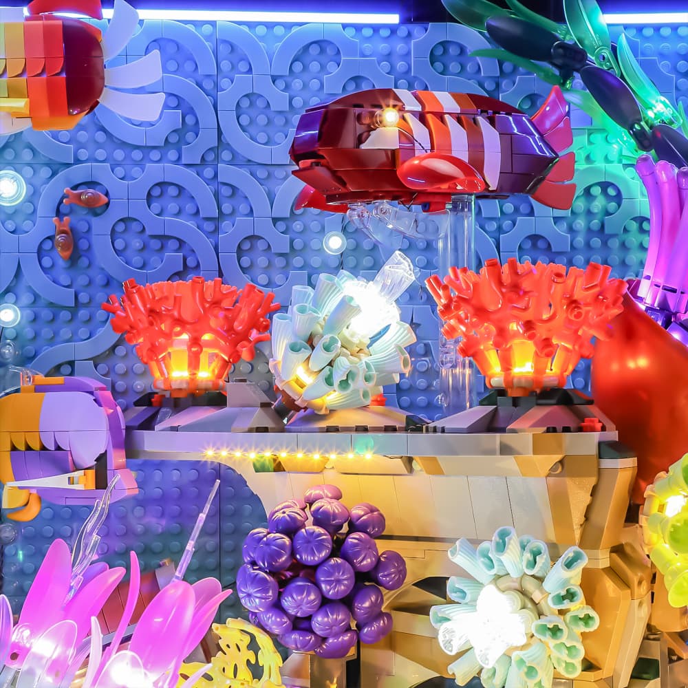 Beleuchtungsset für tropische Aquarien 10366 - Briksmax 2.0
