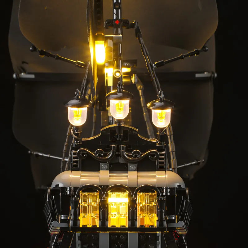 Light Kit for Captain Jack Sparrow's Pirate Ship 10365| Crimson Glow | Lightailing