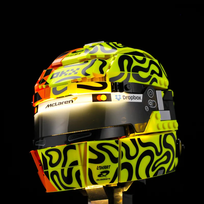 Light kit for McLaren Mastercard F1 Team Lando Norris Helmet 43023 | Wave Sensor Control | Briksmax 2.0