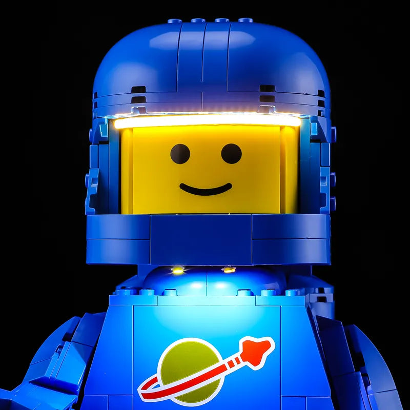 Beleuchtungsset für die vergrößerte blaue Astronauten-Minifigur 40921 – Briksmax 2.0