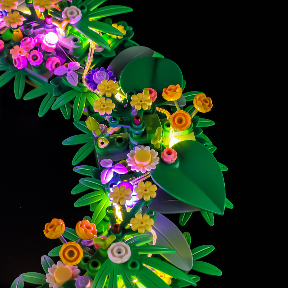 Kit d'éclairage pour Couronne de Printemps 40957 - Briksmax 2.0