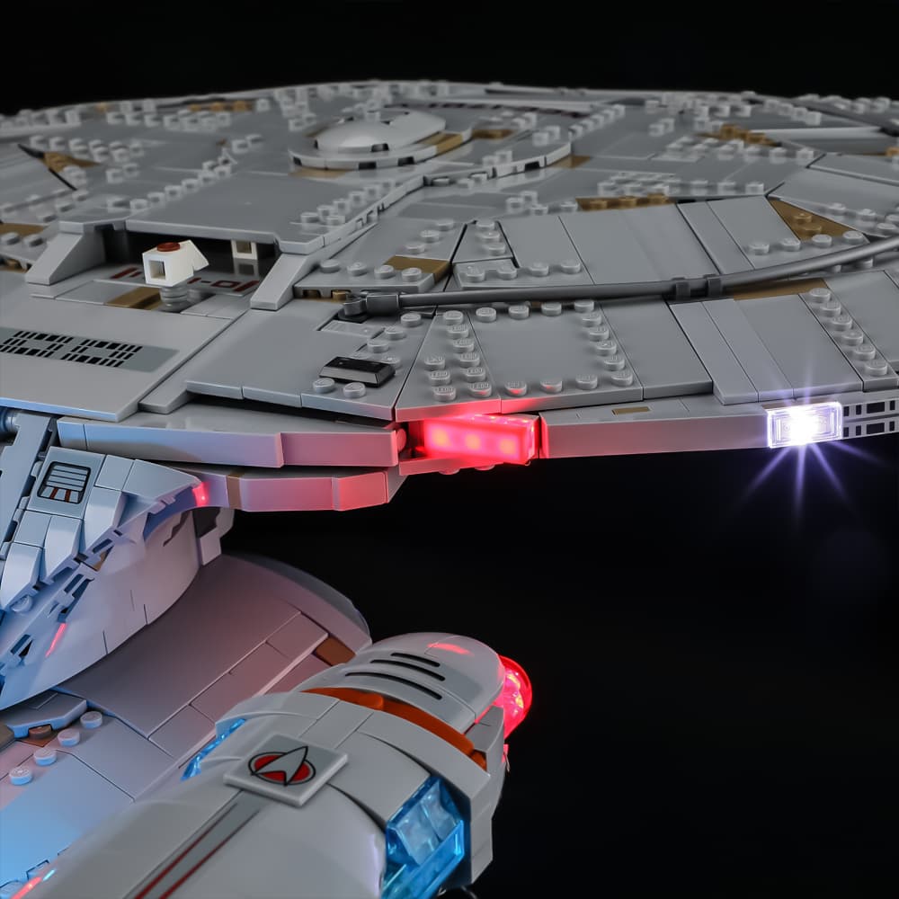 Light Kit for Star Trek: U.S.S. Enterprise NCC-1701-D 10356（Standard Version）- Briksmax 2.0