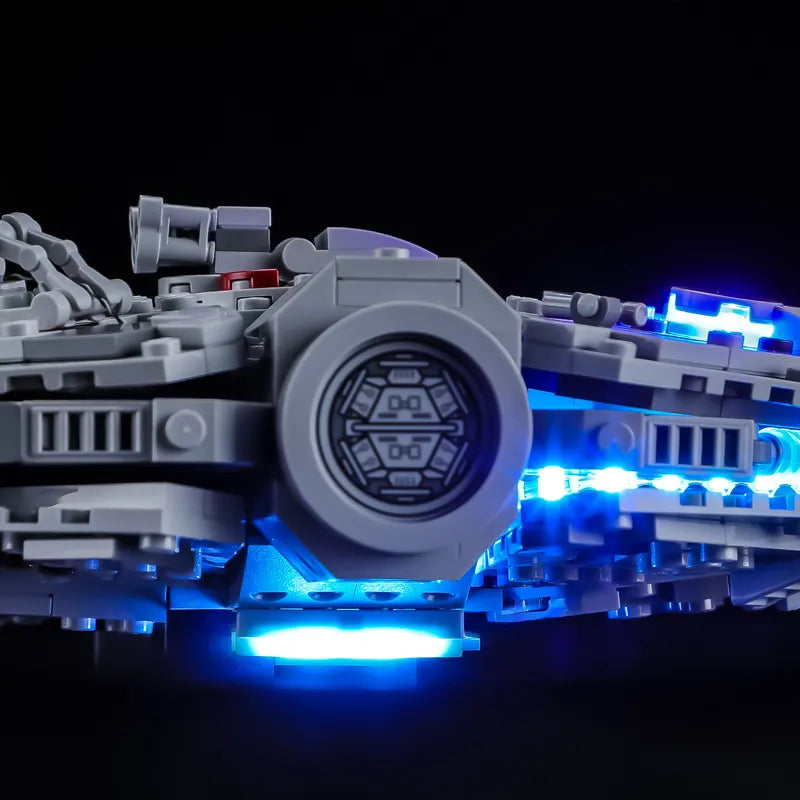 Beleuchtungsset für Millennium Falcon 75375-Briksmax 2.0 (Wellen-Sensor-Steuerung)