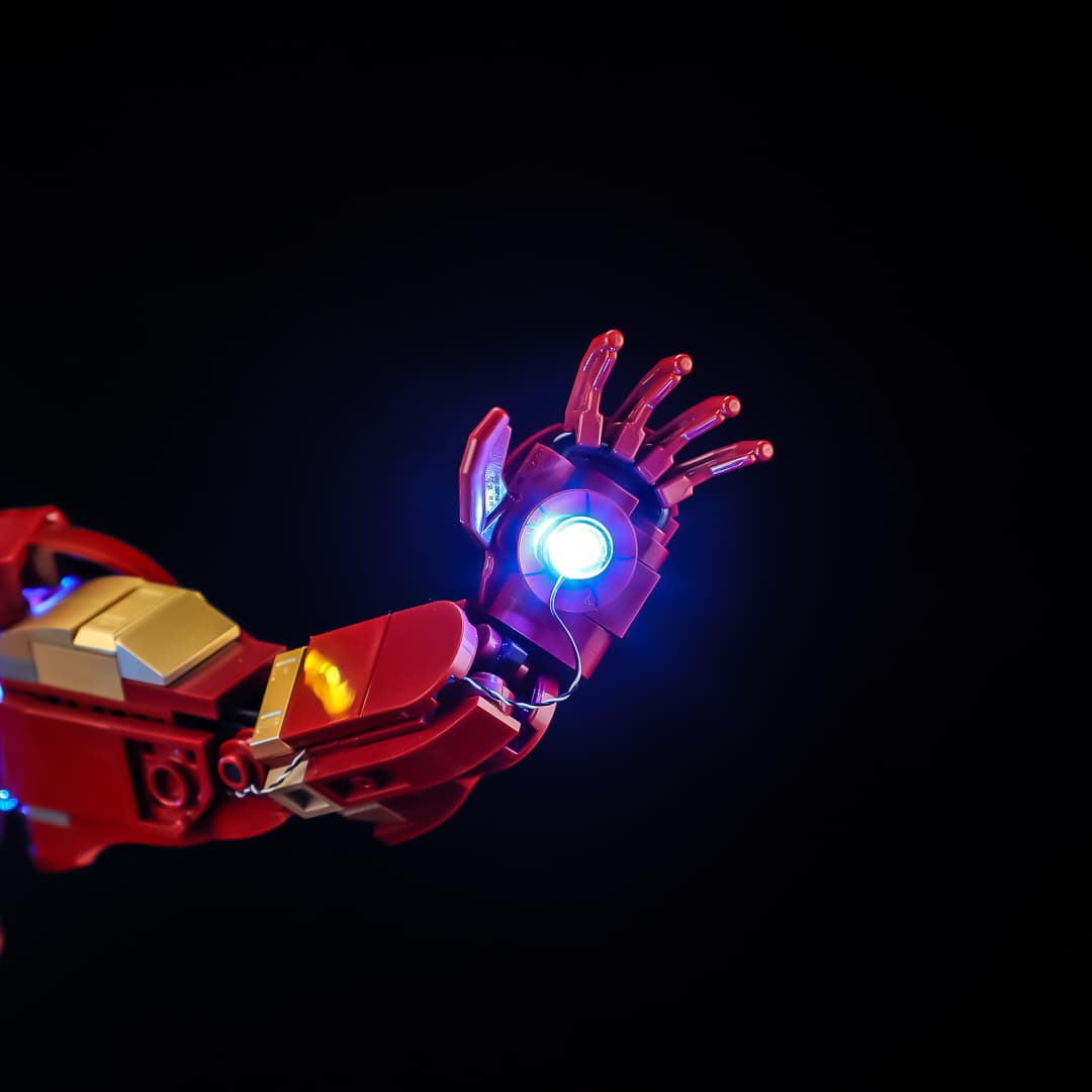 Touch-Control-Beleuchtungsset für Iron Man Mark 3 Collectors' Edition 76344 – Briksmax 2.0