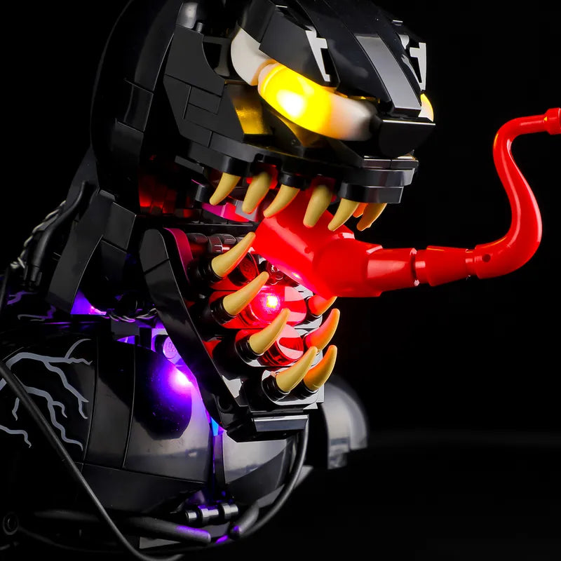 Light kit for Venom Bust 76356 | Briksmax 2.0