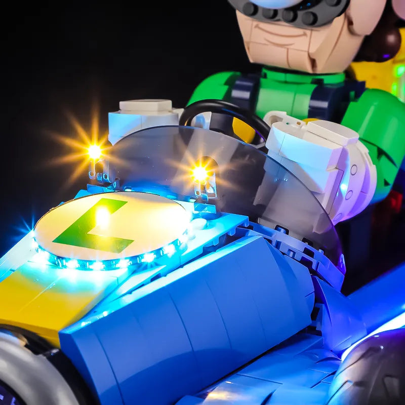 Beleuchtungsset für Mario Kart – Luigi & Mach 8 #72050 - Briksmax 2.0