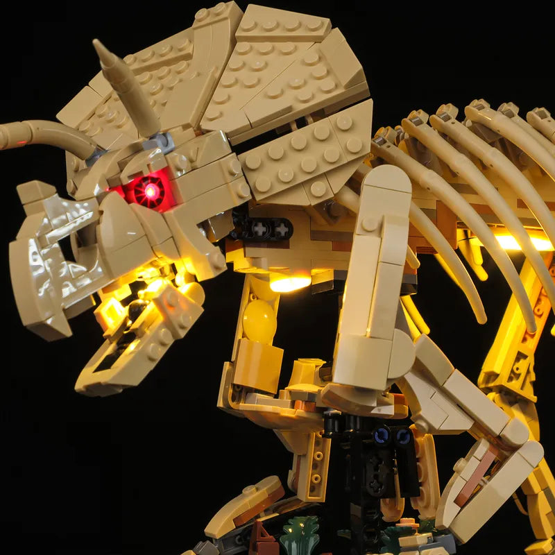 Light kit for Dinosaur Fossils: Triceratops 77985 - Lightailing