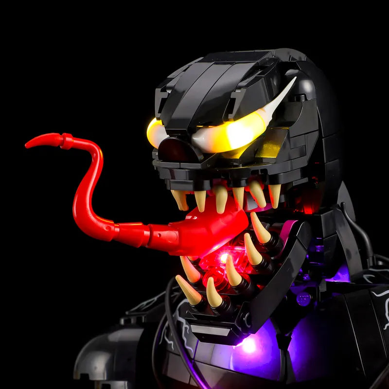 Light kit for Venom Bust 76356 | Lightailing