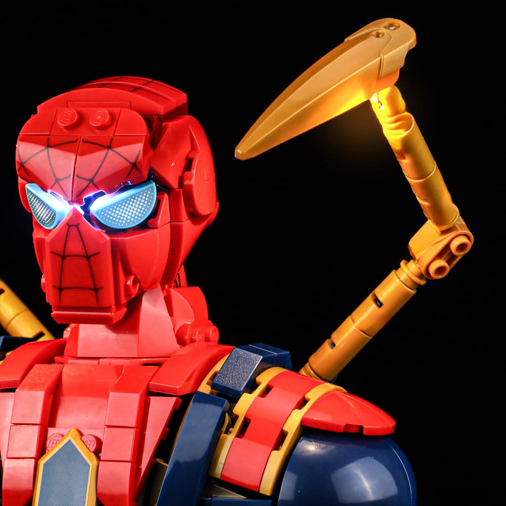 Lightailing Light Kit For LEGO Iron Spider-Man Bust #76326 - 6