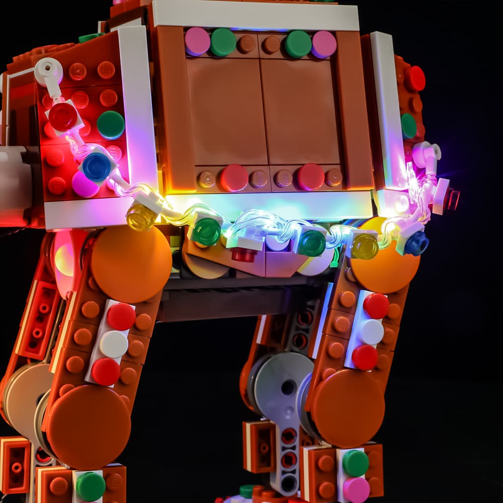 Beleuchtungsset für Gingerbread AT-AT Walker 40806- Briksmax 2.0