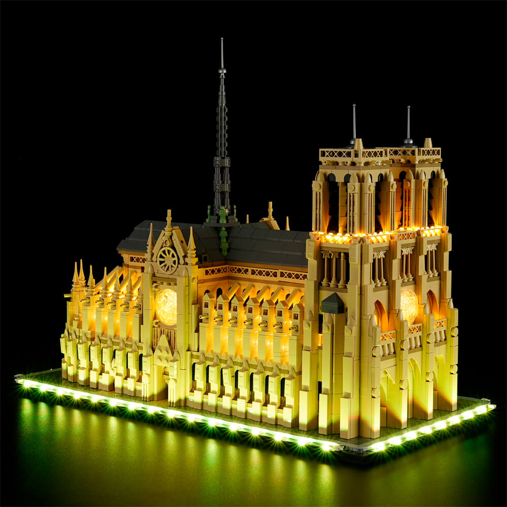Briksmax 2.0 Light Kit For LEGO Notre-Dame de Paris 21061(Remote Version）-8