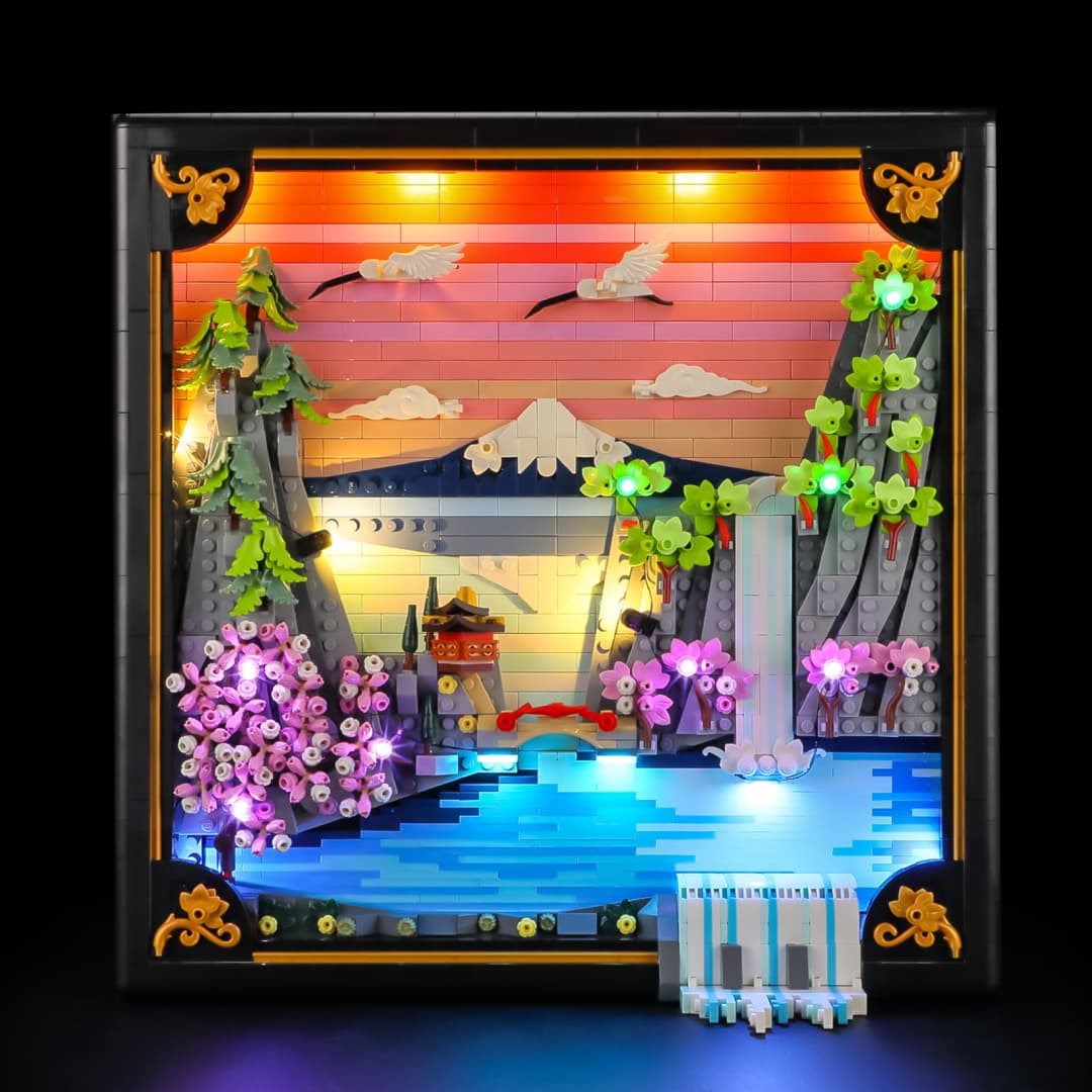 Light Kit for Japanese Cherry Blossom Landscape 31218 - Lightailing