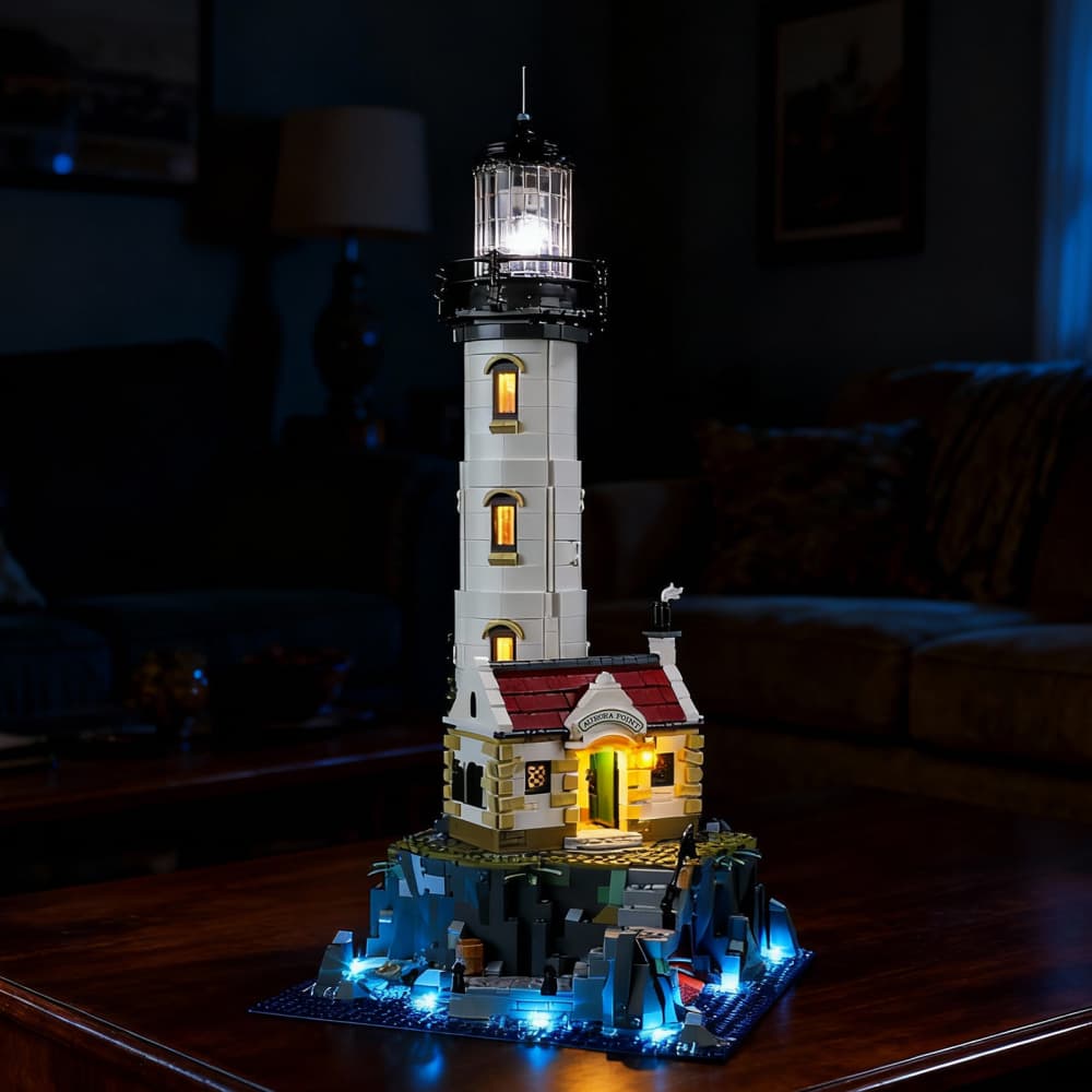 Light Kit for Motorized Lighthouse 21335-Briksmax
