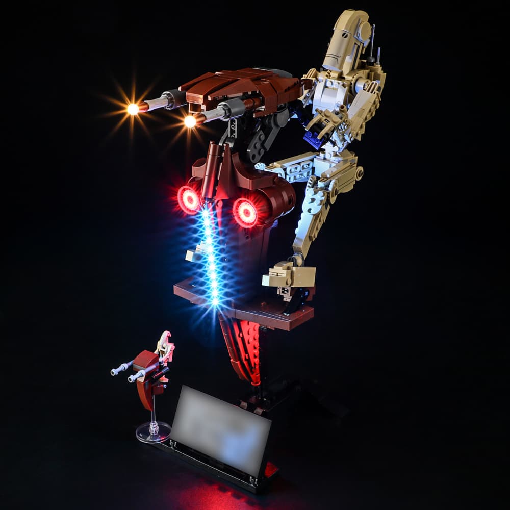 Lightailing Light Kit For LEGO Battle Droid with STAP #75428-  3