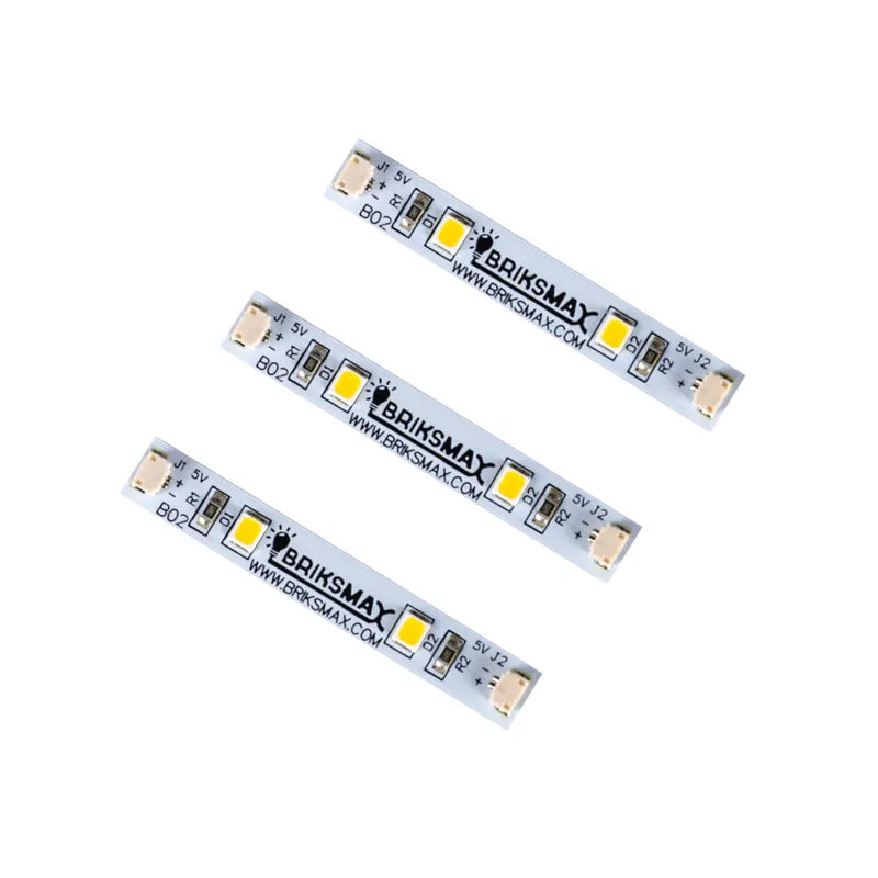 Bandes lumineuses de briques Lego 1x4 (lot de 3) – Version 2.0