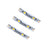 Bandes lumineuses de briques Lego 1x4 (lot de 3) – Version 2.0
