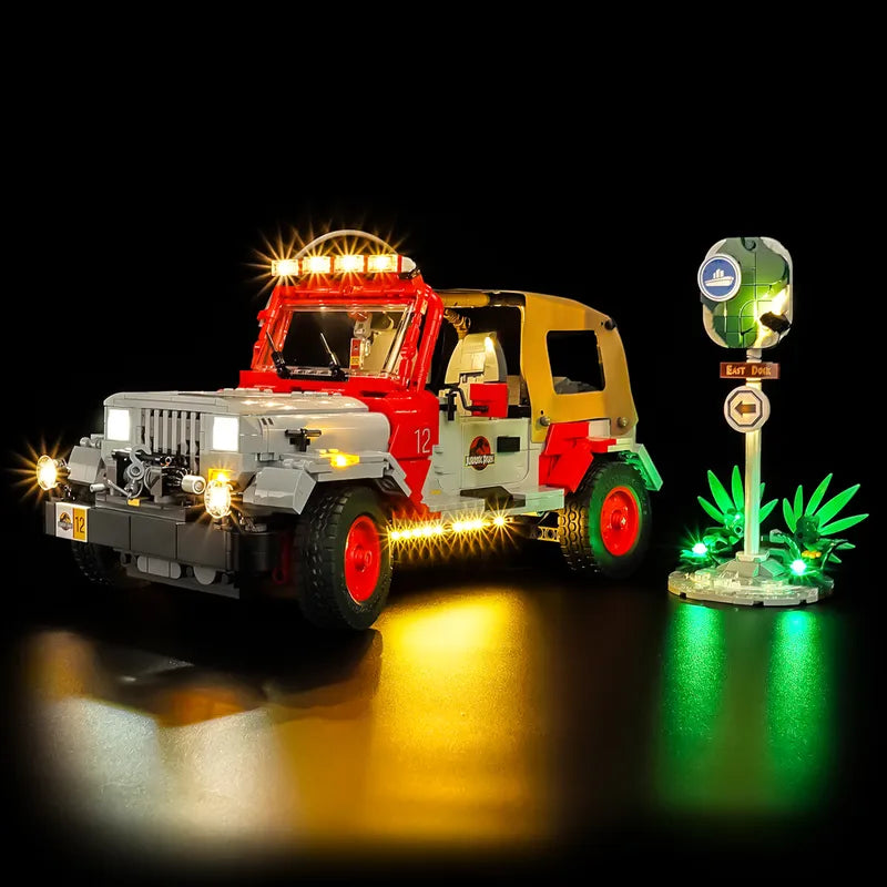 Light Kit for Jurassic Park Jeep Wrangler 77984 - Lightailing