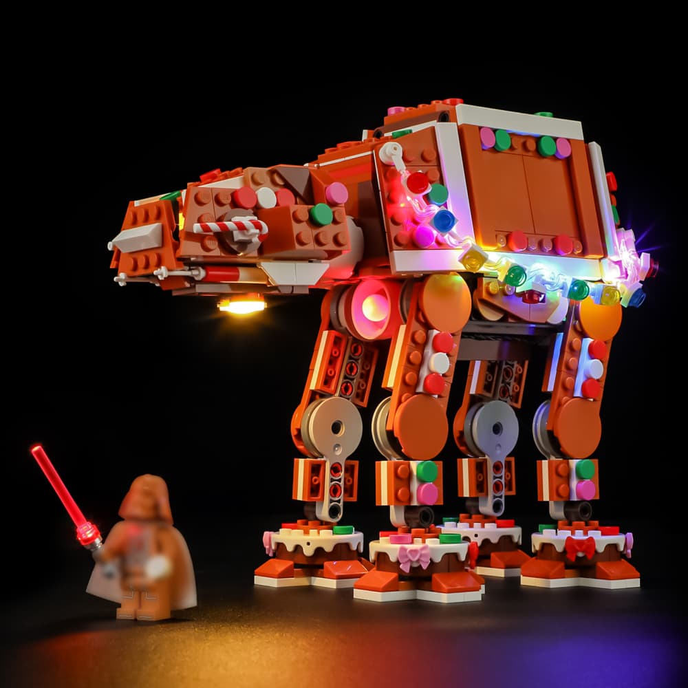 Beleuchtungsset für Gingerbread AT-AT Walker 40806- Briksmax 2.0