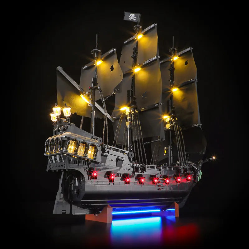 Light Kit for Captain Jack Sparrow's Pirate Ship 10365| Crimson Glow | Lightailing
