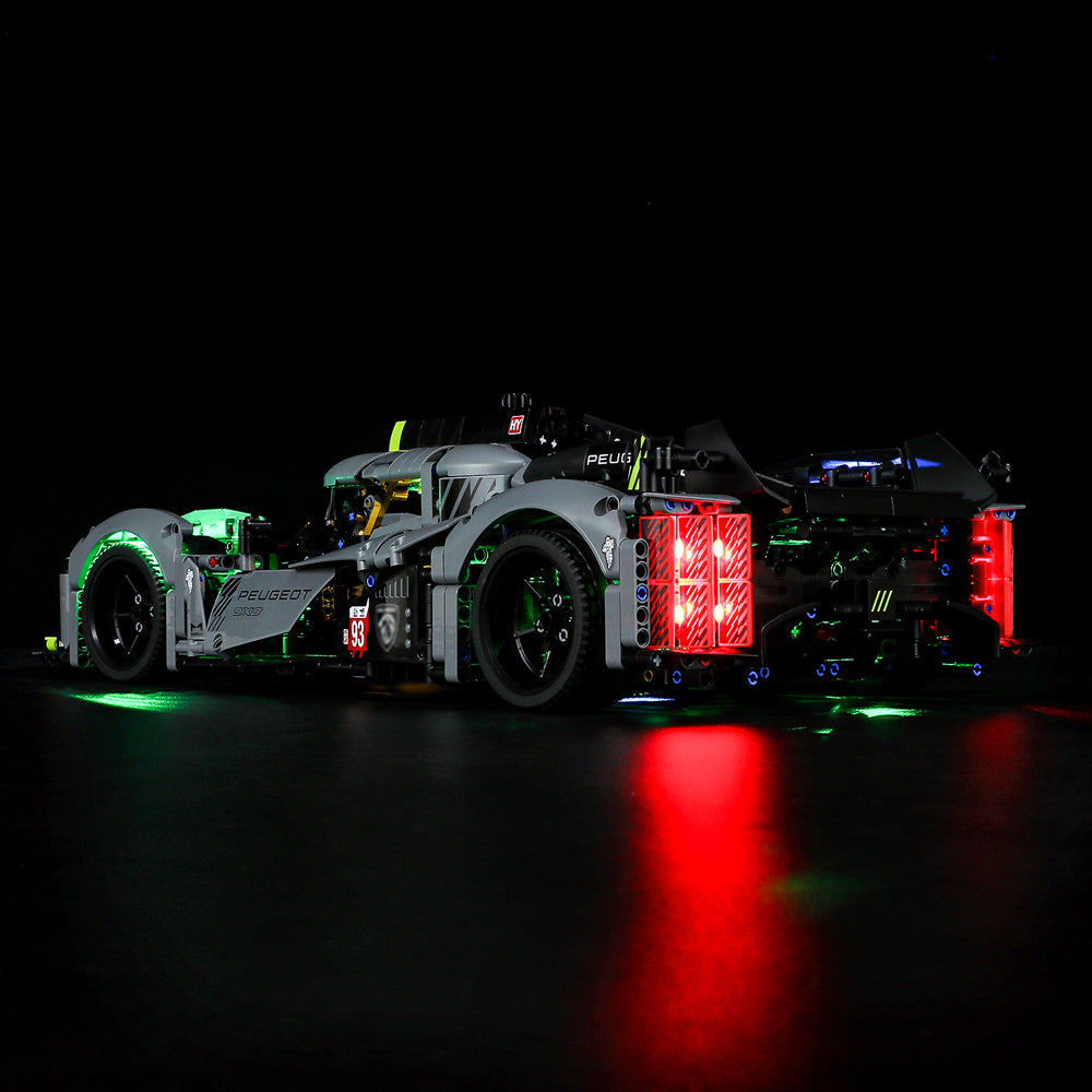 Briksmax Licht-Kit für PEUGEOT 9 X8 24H Le Mans Hybrid Hyper car 42156