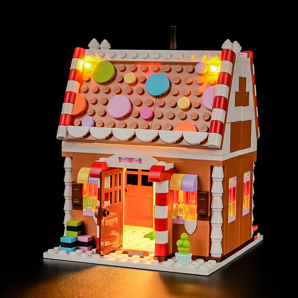 Lightailing Light Kit For LEGO Festive Gingerbread House #40809- 3