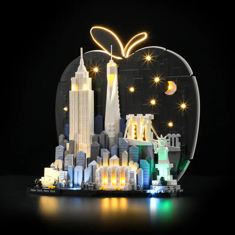 Light kit for New York City – The Big Apple 21066 - Briksmax 2.0