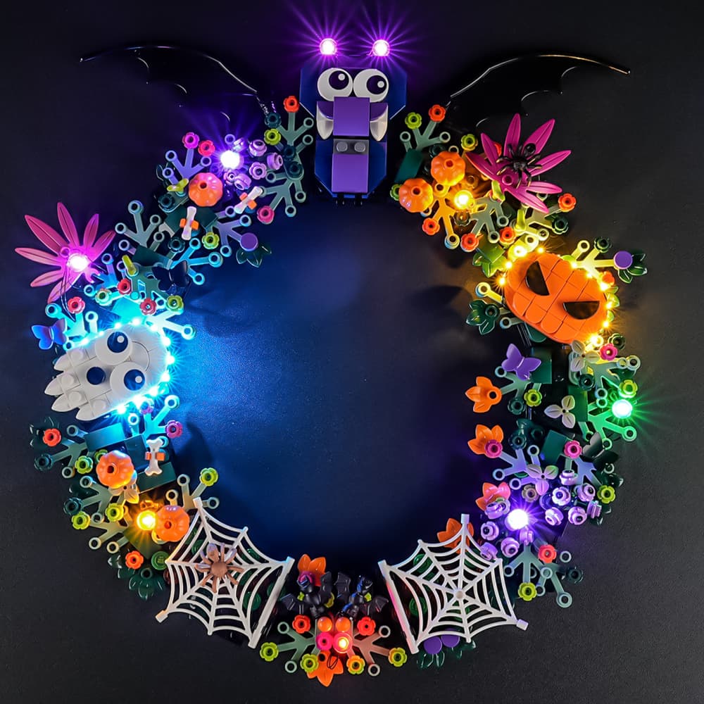 Lightailing Light Kit For LEGO Halloween Wreath  #40825 - 3