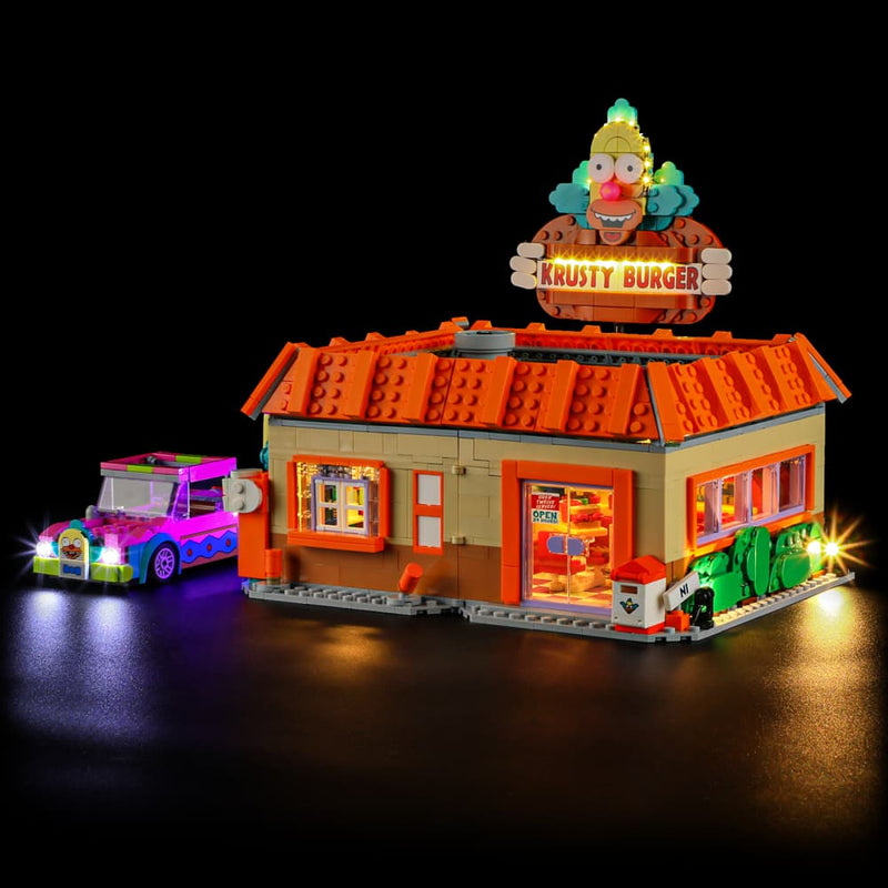 BriksMax LED Light Kit for LEGO The Simpsons™: Krusty Burger
