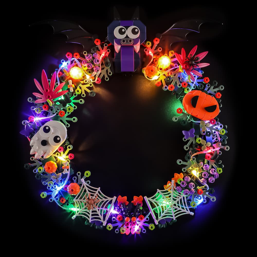 Briksmax 2.0 Light Kit For LEGO Halloween Wreath  #40825 - 4