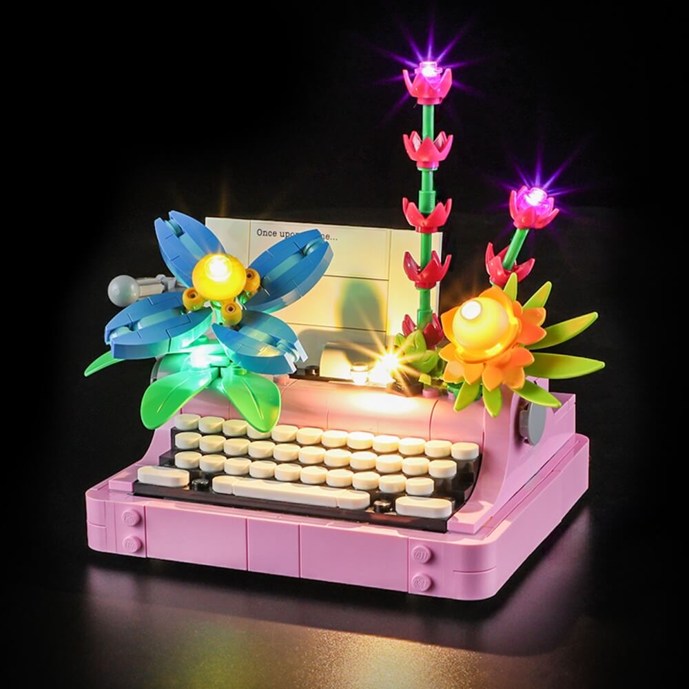 Light Kit for Typewriter with Flowers 31169- Lightailing