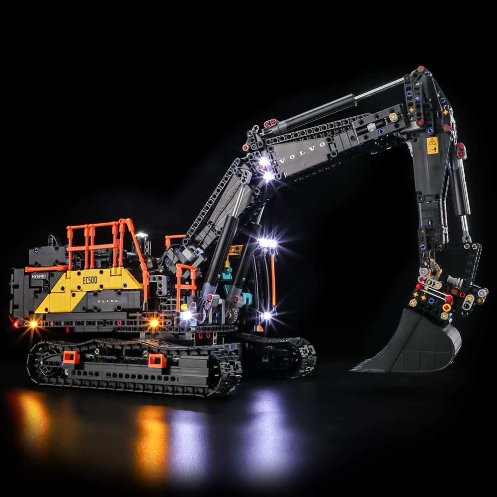 Briksmax 2.0 Light Kit For LEGO Volvo EC500 Hybrid Excavator #42215 -4
