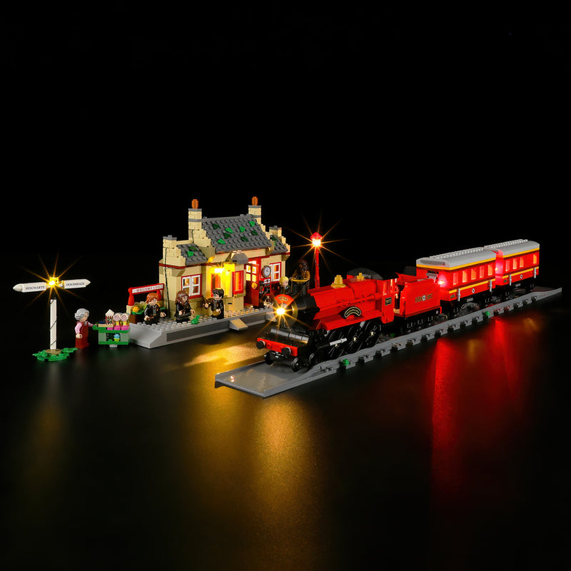 BriksMax Light Kit For Hogwarts Express ™ Train Set with Hogsmeade Station™ 76423