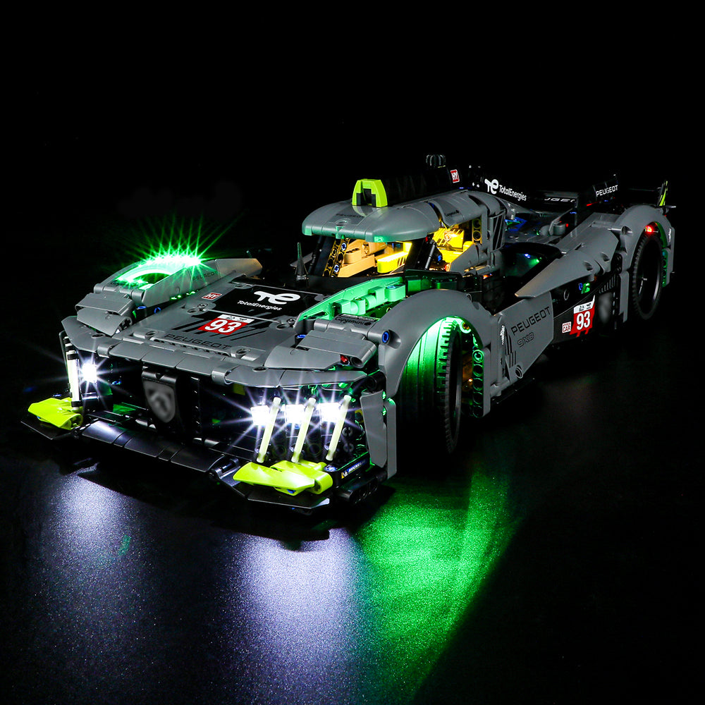 Light Kit for PEUGEOT 9X8 24H Le Mans Hybrid Hypercar 42156-Briksmax