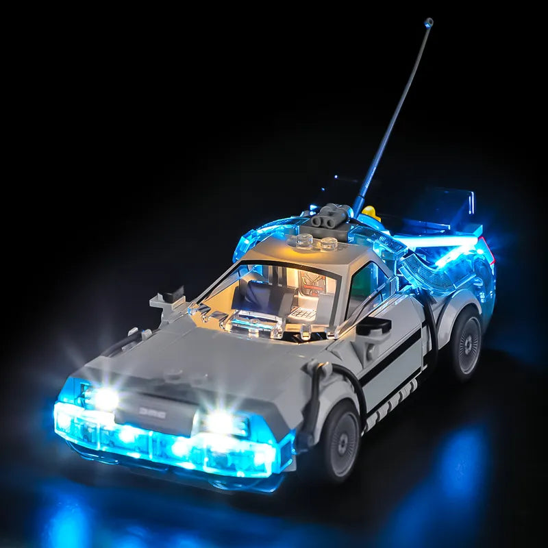 Light Kit for Time Machine from Back to the Future 77256 -Lightailing | Full Glow（High Brightness）