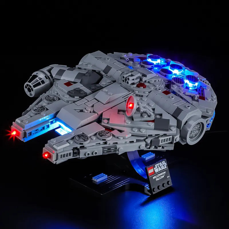 Beleuchtungsset für Millennium Falcon 75375-Briksmax 2.0 (Wellen-Sensor-Steuerung)