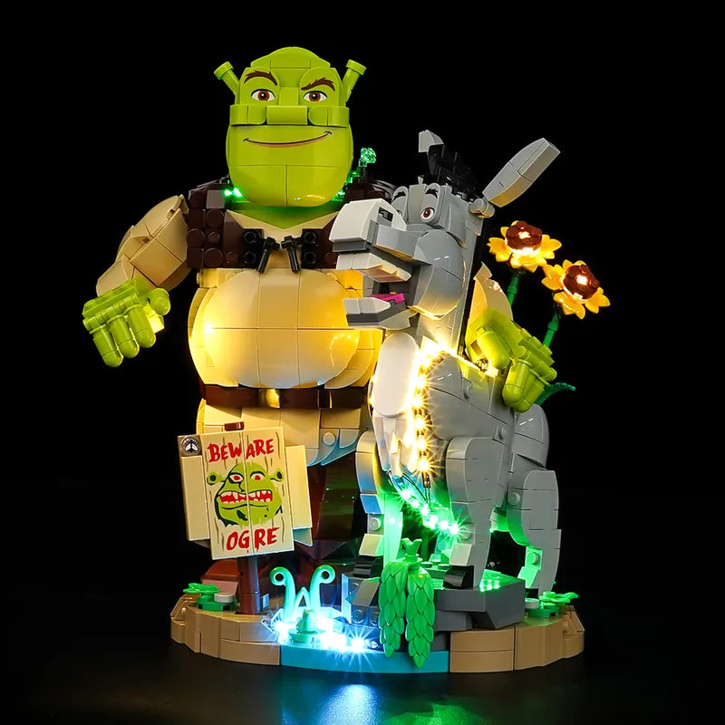 Light kit for Shrek, Donkey & Puss in Boots 72423 - Lightailing