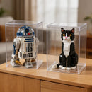 Display Case with Dust Cover(25× 25 × 35 cm) | 2 Pack