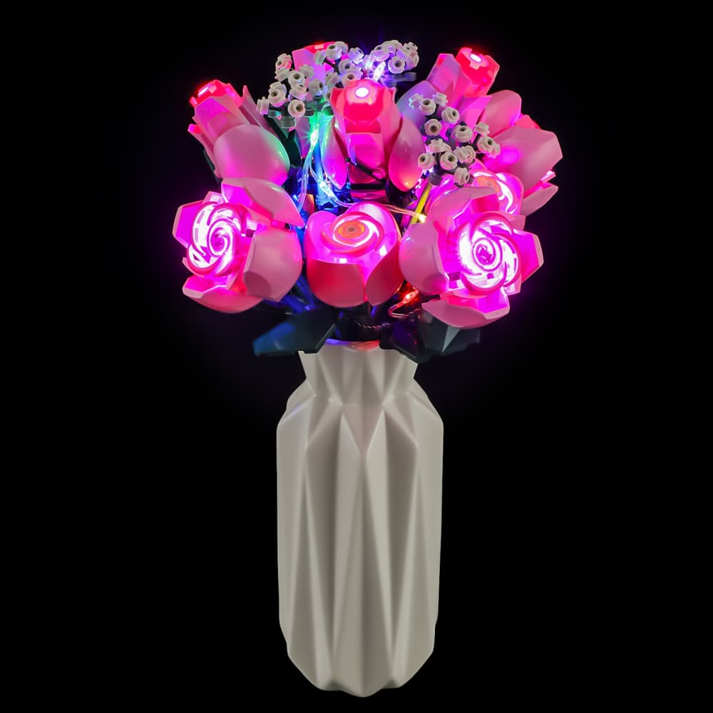 Briksmax 2.0 Light Kit for LEGO Bouquet of Pink Roses 10374- 5