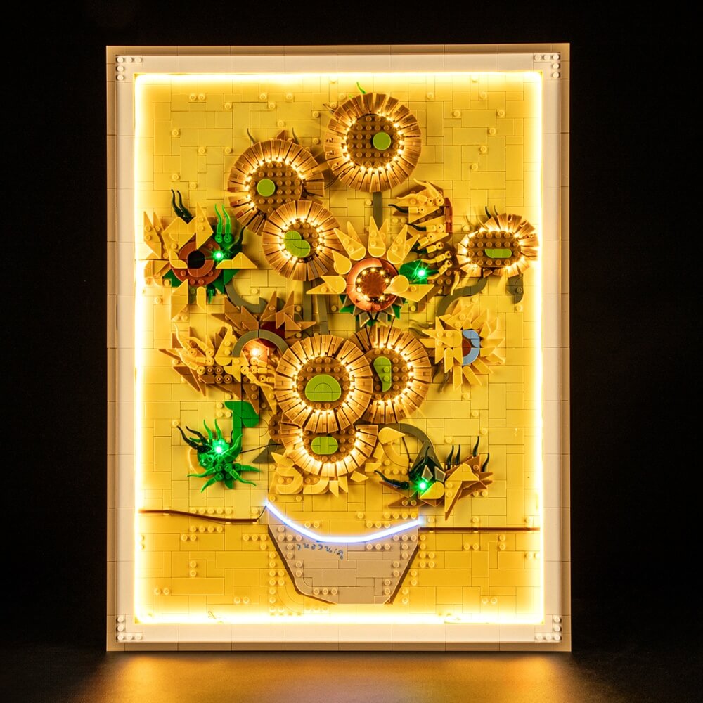 Light Kit for Vincent van Gogh – Sunflowers 31215-Lightailing