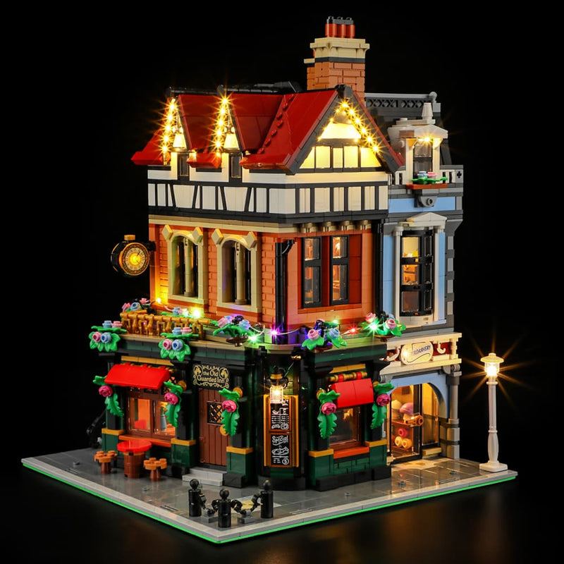Briksmax 2.0 Light Kit For Tudor Corner 10350(Christmas Version)- 5