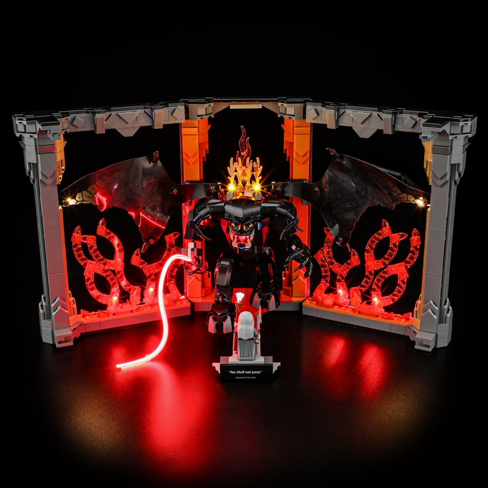 Briksmax Light Kit For The Lord of the Rings: Balrog Book Nook #10367 - 3