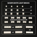 Cable Organizer Kit for Building Block Lighting – 28 Pieces