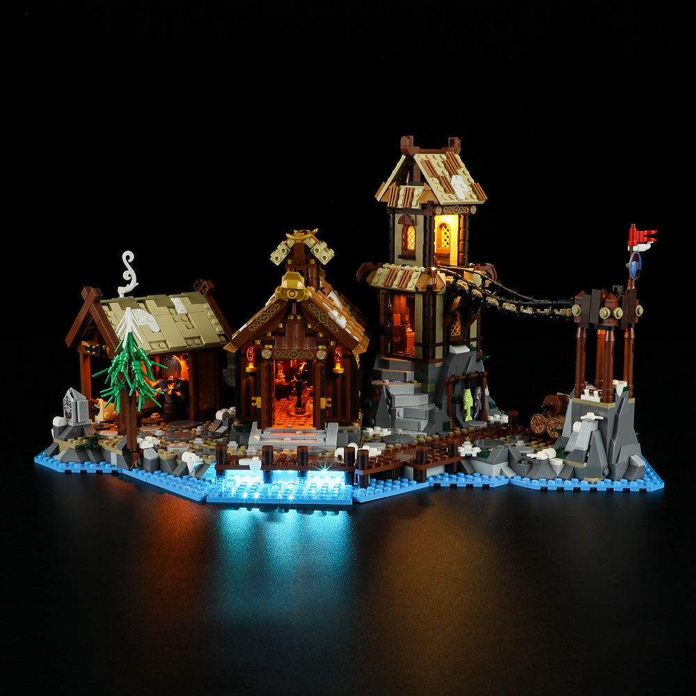 Light Kit for Viking Village 21343-Lightailing