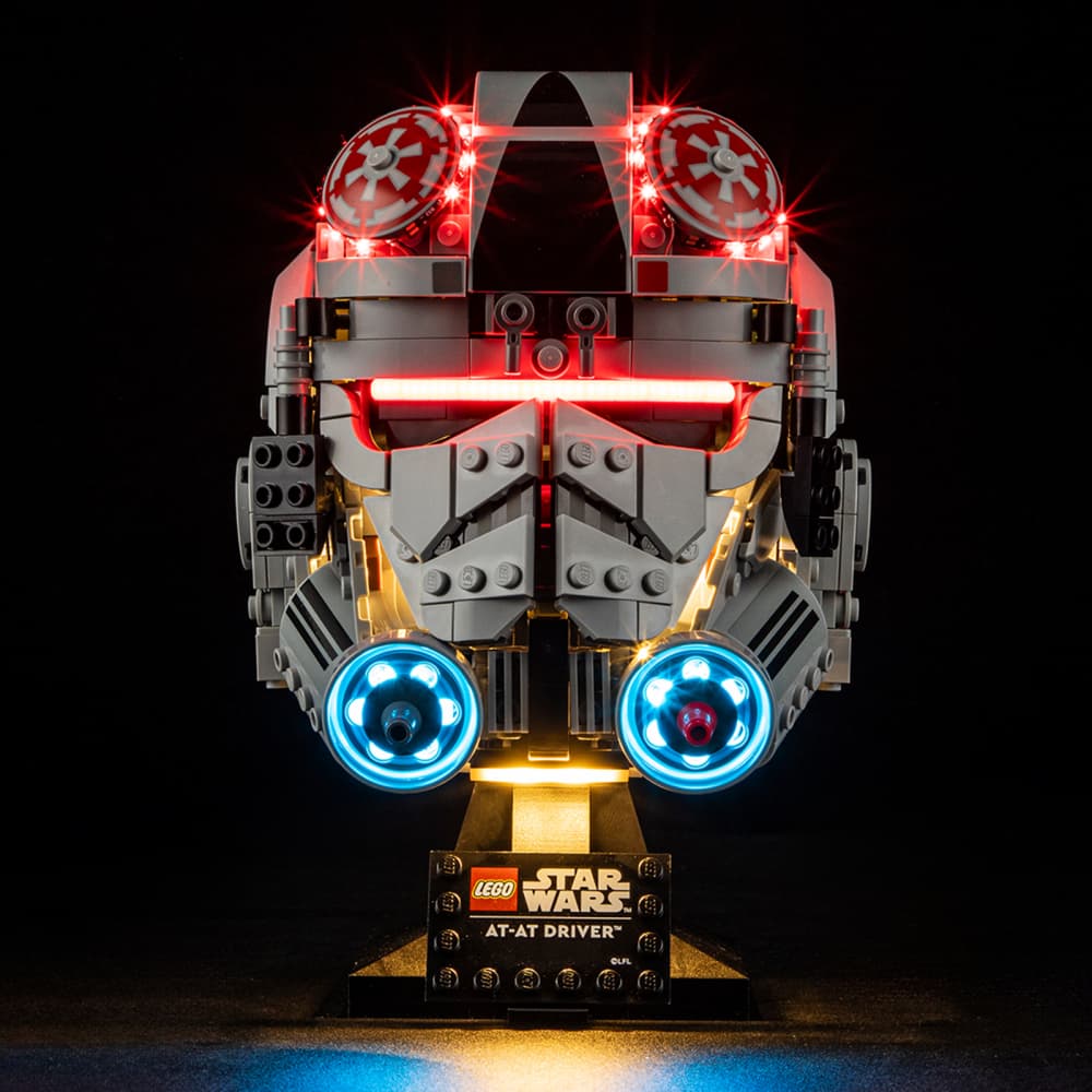 Briksmax Light Kit For LEGO AT-AT Driver Helmet #75429 - 3