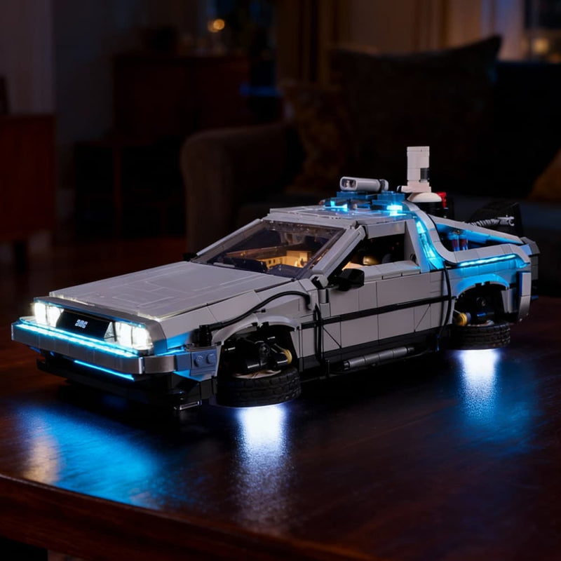 Beleuchtungsset für Back to the Future Time Machine 10300 (2 Versionen)