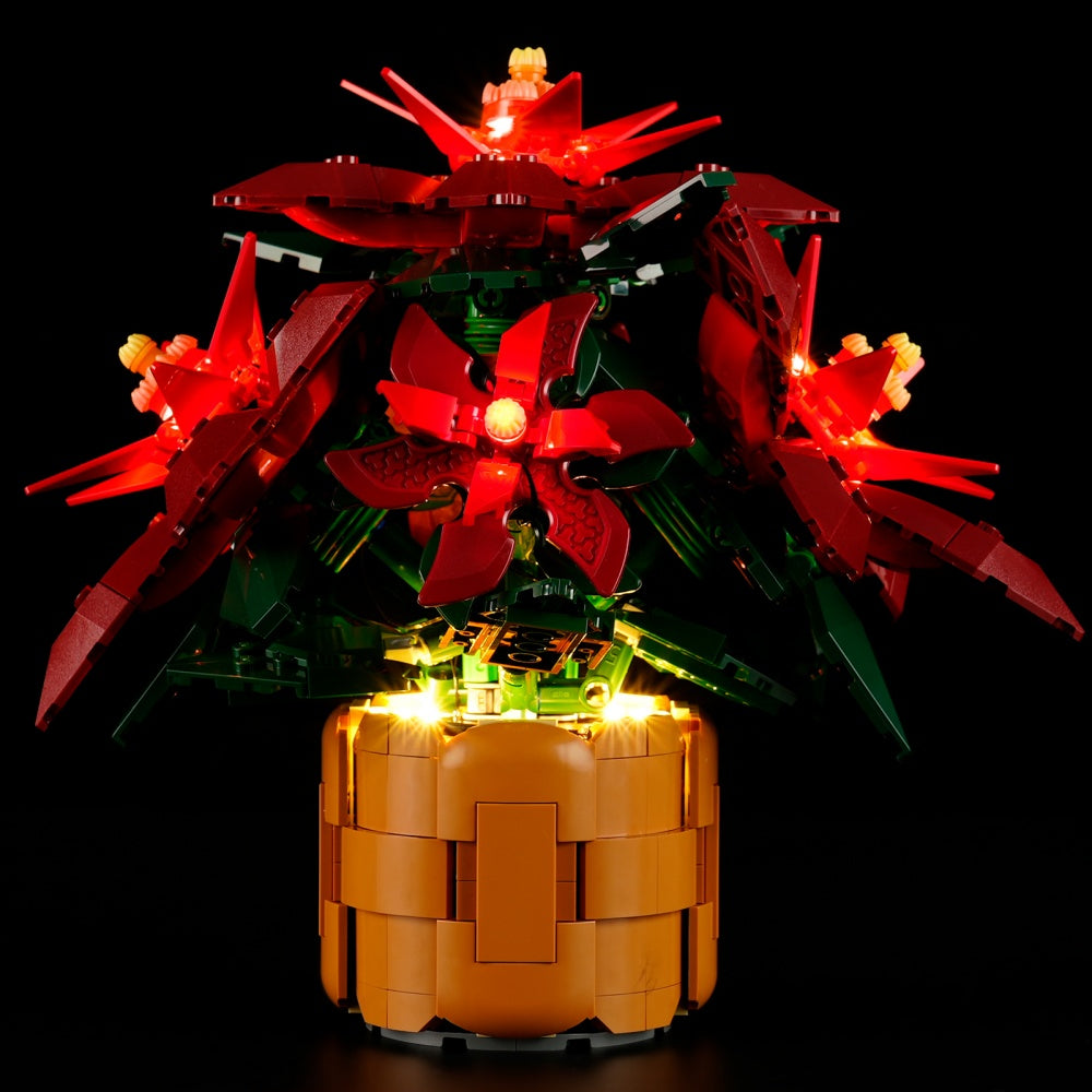 Lightailing Light Kit For LEGO Poinsettia 10370 -3