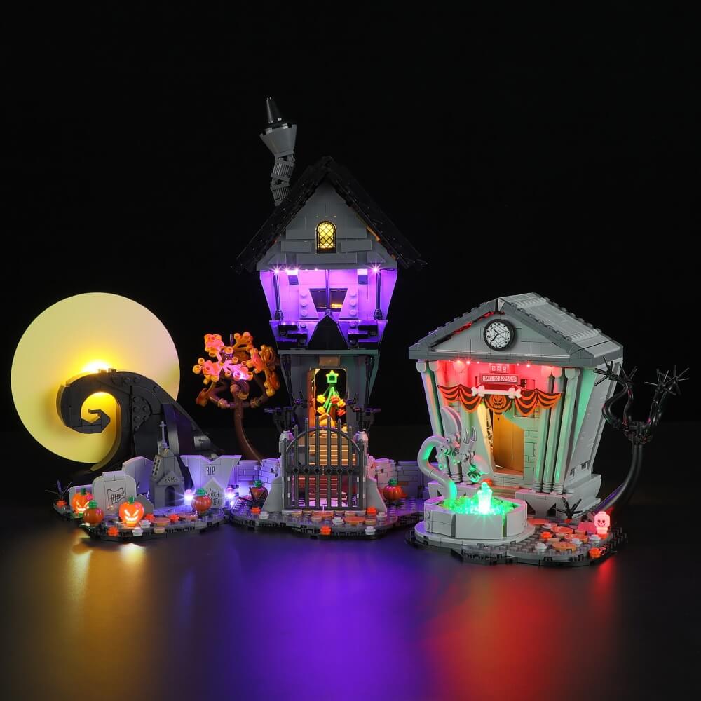 Lightailing Light Kit For LEGO Disney Tim Burton's The Nightmare Before Christmas 21351-2