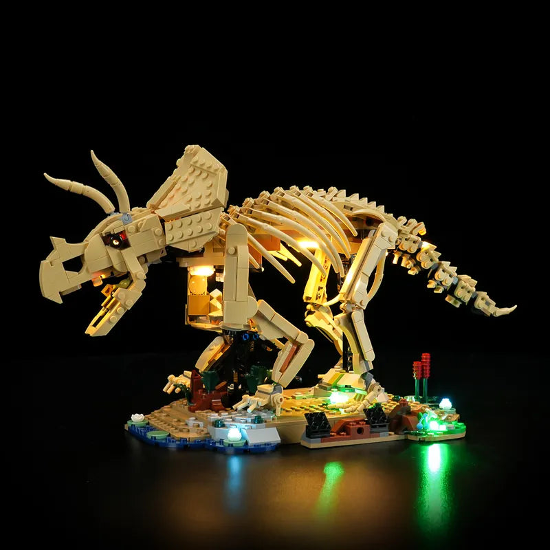 Light kit for Dinosaur Fossils: Triceratops 77985 - Briksmax